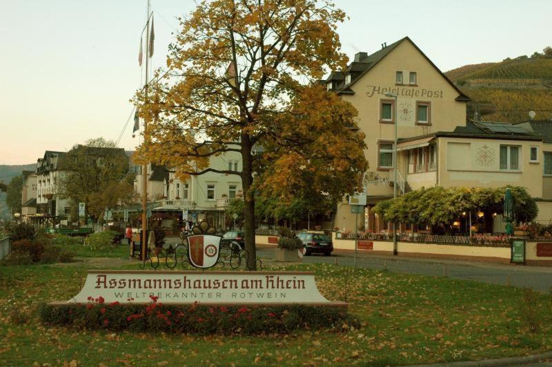 Hotel Cafe Post Ruedesheim am Rhein Exterior photo