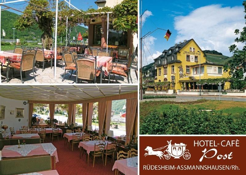 Hotel Cafe Post Ruedesheim am Rhein Exterior photo